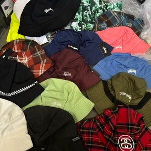 Authentic Stussy bucket hats mystery box